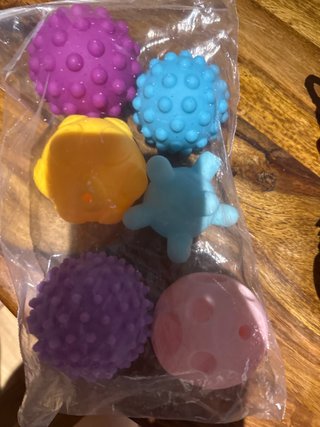 Set 6 Pelotas Sensoriales Bebé