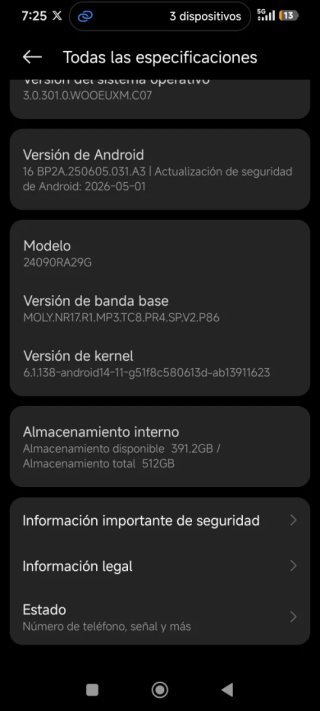 XIAOMI REDMI 5G Verde