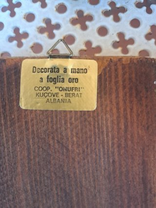 Quadretto Sacra Famiglia dorato