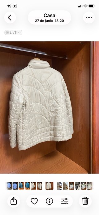 Chaqueta beige señora