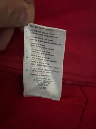 Chaqueta Reebok Classic Roja Talla L