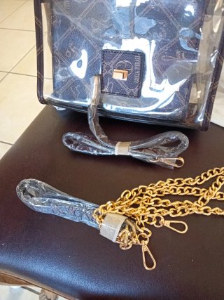 Borsa Giulia Pieralli Trasparente Bamboo