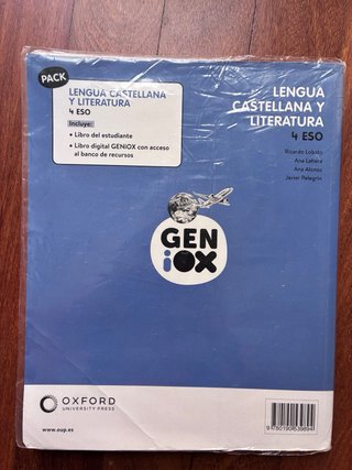 Lengua castellana y literatura 4 ESO. Geniox