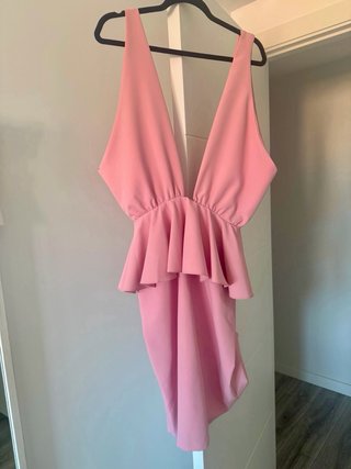 Vestido rosa midi fiesta sin estrenar Talla M