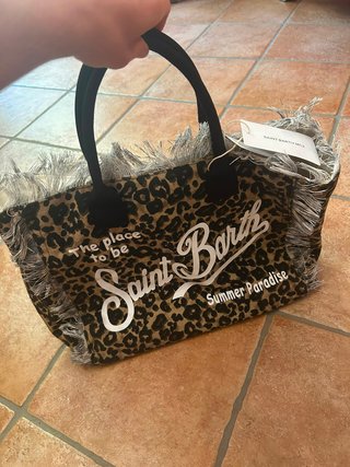 Borsa Saint Barth leopardata