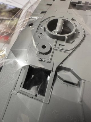 Maqueta ryefield model Challenger 2 TES