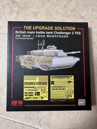 Maqueta ryefield model Challenger 2 TES