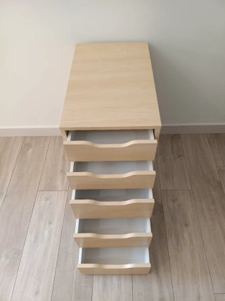 Cajonera Ikea de madera