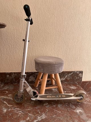 Patinete Micro Sprite Plateado