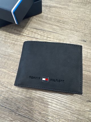 Cartera Tommy Hilfiger Hombre Negra Pequeña