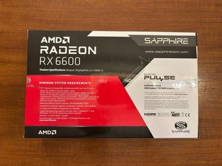 Sapphire Pulse RX 6600 8GB GDDR6 Tarjeta Gráfica