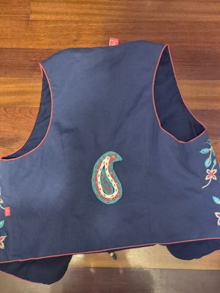 Chaleco Flamenco Bordado Multicolor