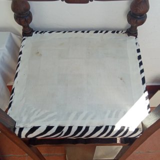 Sillón antiguo estilo inglés restaurado