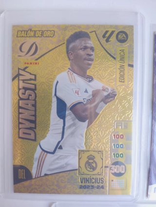Cromos Balón de Oro Vinicius Jr. Real Madrid