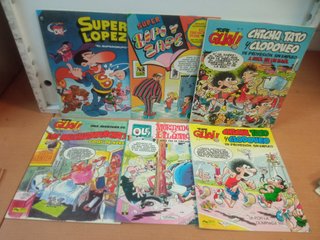 Lote 14 tebeos Mortadelo y filemón, sacarino