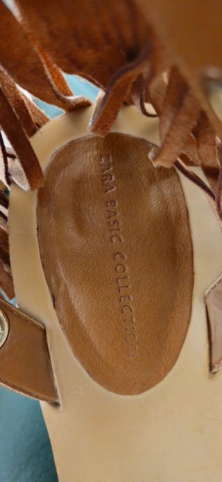 Sandalias flecos boho T.39