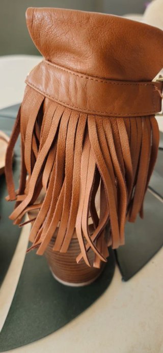 Sandalias flecos boho T.39