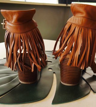 Sandalias flecos boho T.39
