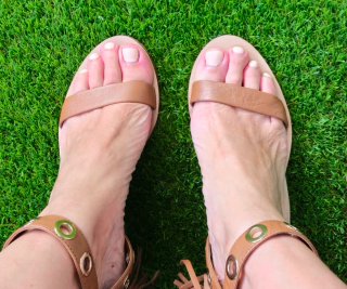 Sandalias flecos boho T.39