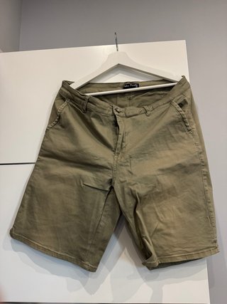 Pilar prieto Pantalones Cortos Verde Oliva