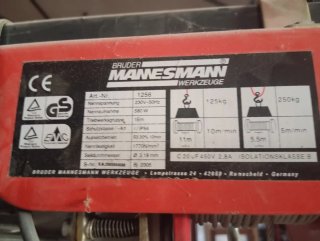 Polipasto Eléctrico Nuevo