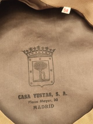 Gorra CASA YUSTAS T58 gris cuadritos negros