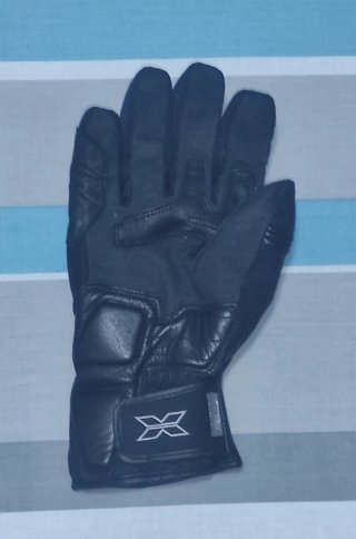 Guantes de moto IXS negros, talla XS / 7.