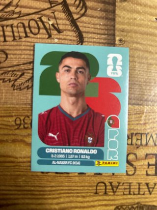 Cromo Panini Cristiano Ronaldo