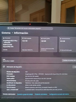 Lenovo IdeaPad Slim 5X OLED Snapdragon X Plus 32gb