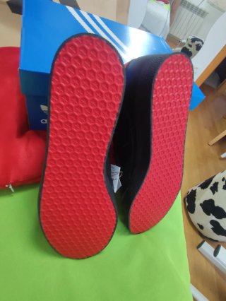 Adidas Gazelle Team Zapatillas Negras Rojas