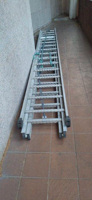 Escalera aluminio 15 metros