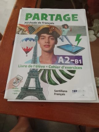 PARTAGE A2/B1 LIVRE+CAHIER