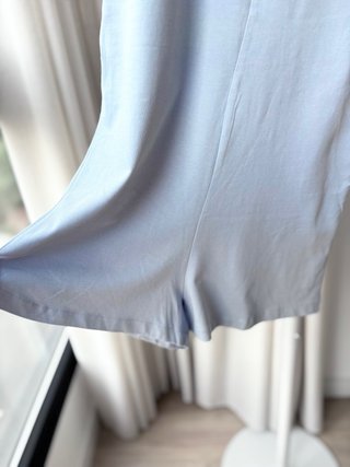 Mono corto Zara azul pastel Talla L Algodón 100%