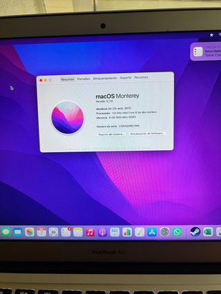 MacBook Air 13” (2017) Plata