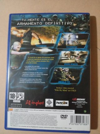 Psi Ops: The Mindgate Conspiracy PS2 PAL España