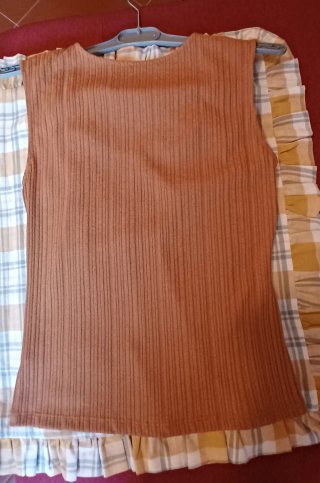 Top Zuiki viscosa color ruggine