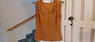 Top Zuiki viscosa color ruggine