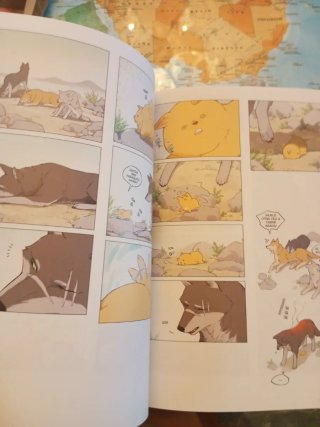 El lobo y el cachorro