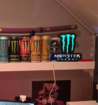 Letrero Luminoso Monster Energy