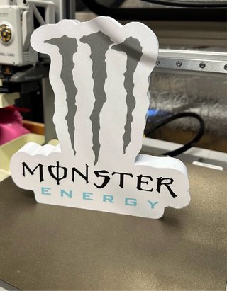 Letrero Luminoso Monster Energy