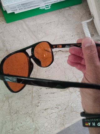 Gafas de sol aviador naranjas
