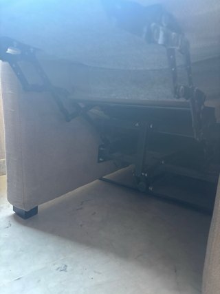 Sillón eléctrico reclinable beige