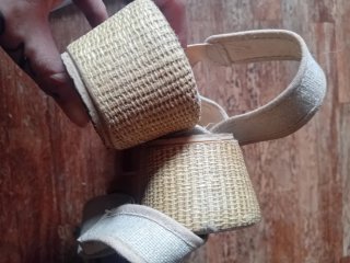 Sandalias Beige