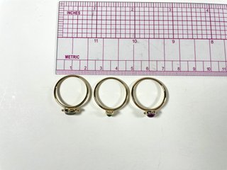 Pack 3 Anillos Tous Magic Nature Plata Bañada Oro