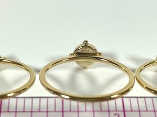 Pack 3 Anillos Tous Magic Nature Plata Bañada Oro