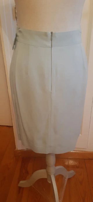 Falda Zara azul claro
