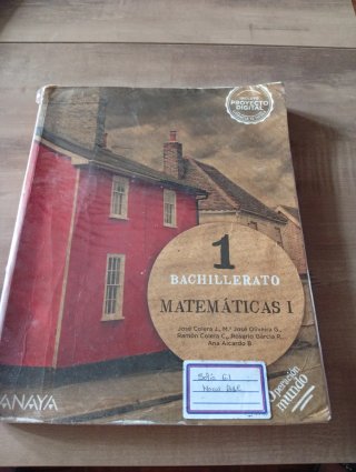 Matemáticas I 1 Bachillerato