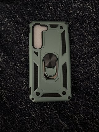 Funda movil verde Samsung Galaxy S23 con anillo