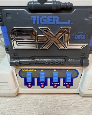 Robot Tiger 2-XL GiG 1992 funzionante con cassetta