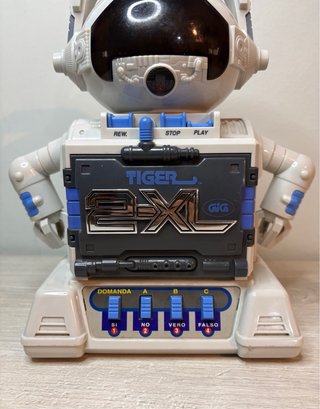 Robot Tiger 2-XL GiG 1992 funzionante con cassetta